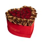 Heart Gold Roses