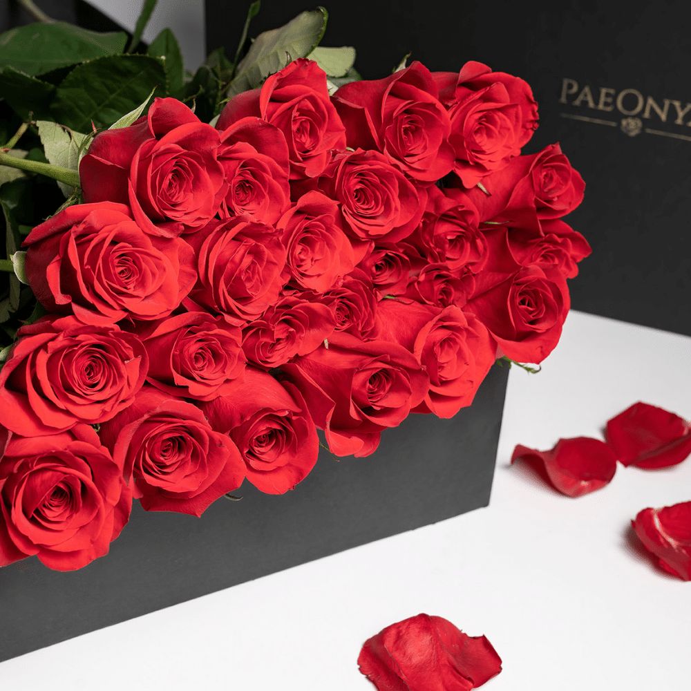 3 red roses: send and deliver Roses to United Kingdom