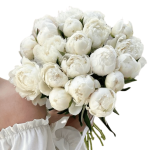 White Peony Bouquet