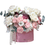 Blush Elegance Hat Box