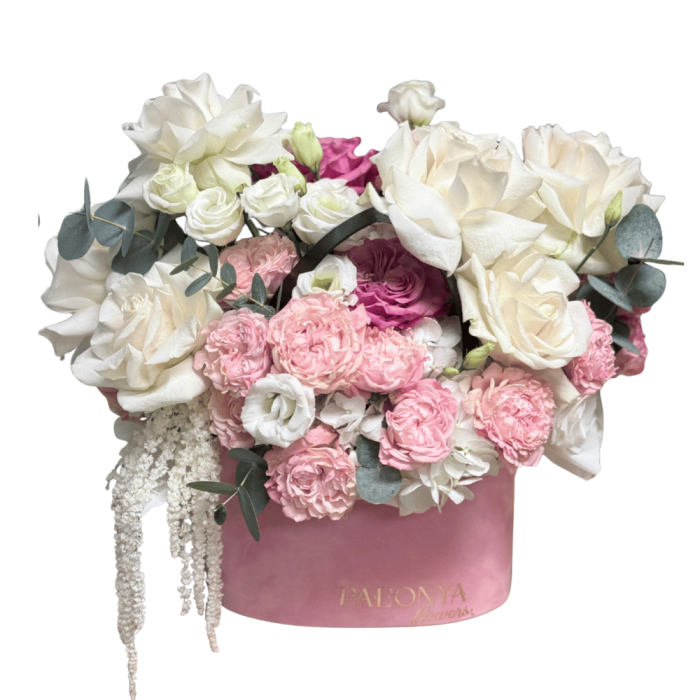 Blush Elegance Hat Box - Image 3